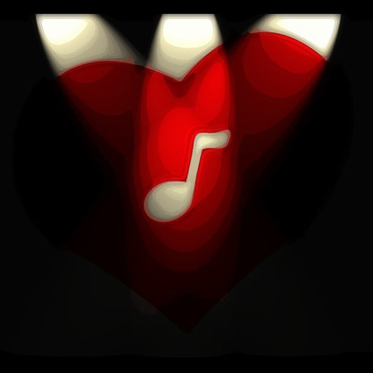 Structure mystery suspense heart music note 